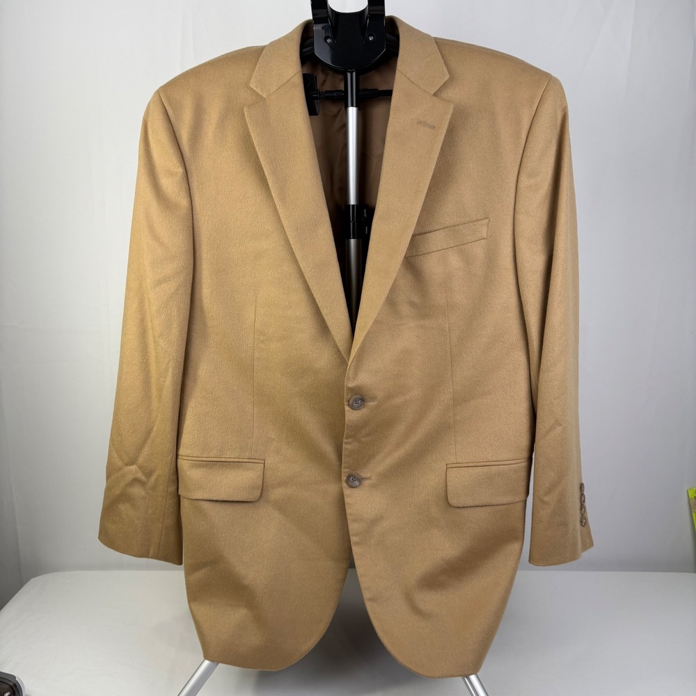 Jack Victor Exclusive Collection 100% Cashmere Blazer Camel Tan 44R Canada